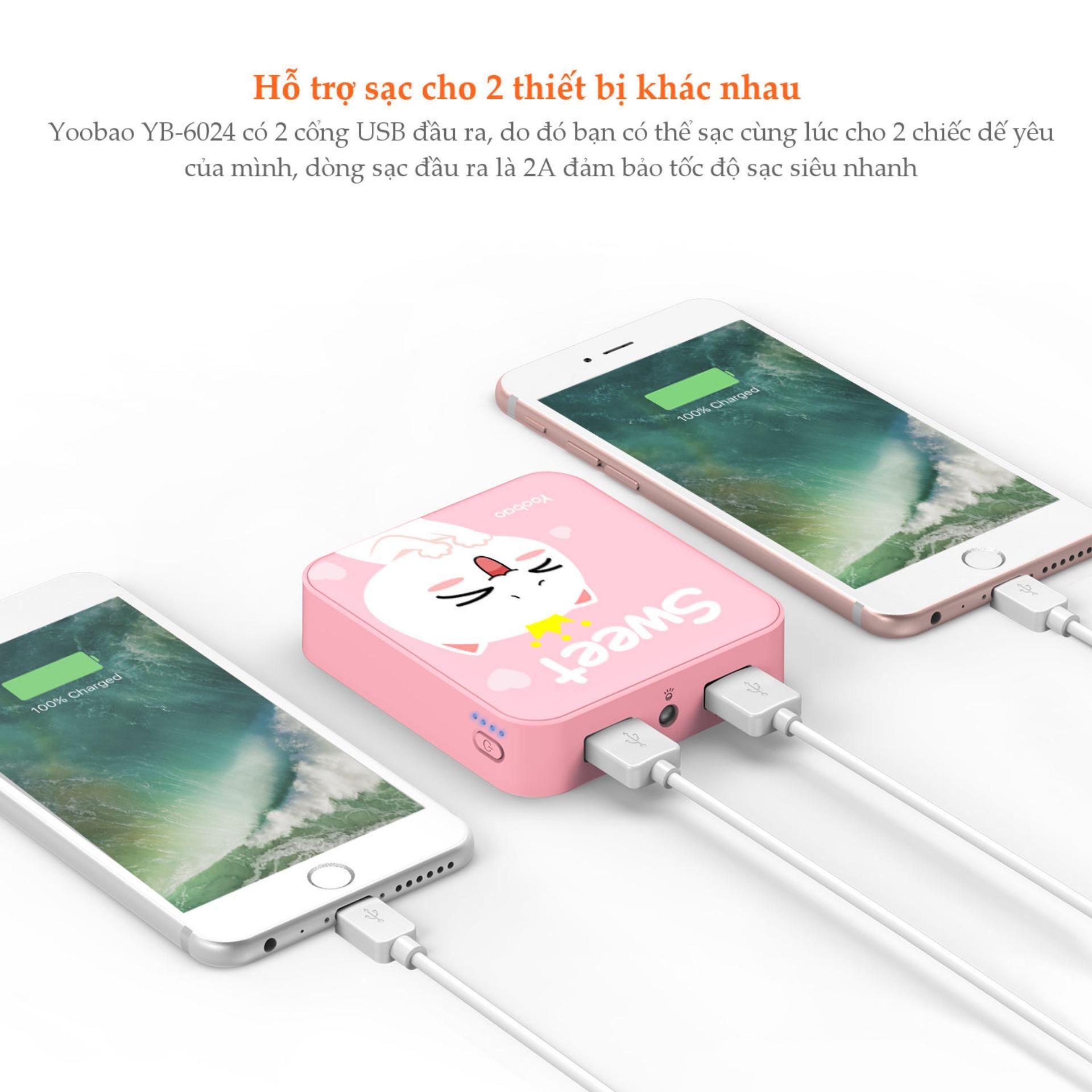 SẠC DỰ PHÒNG YOOBAO YB-6024 10000mAh