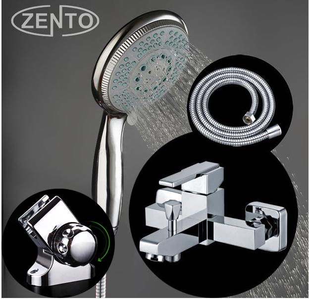 Bộ sen tắm nóng lạnh 5 chế độ nước Zento ZT6099