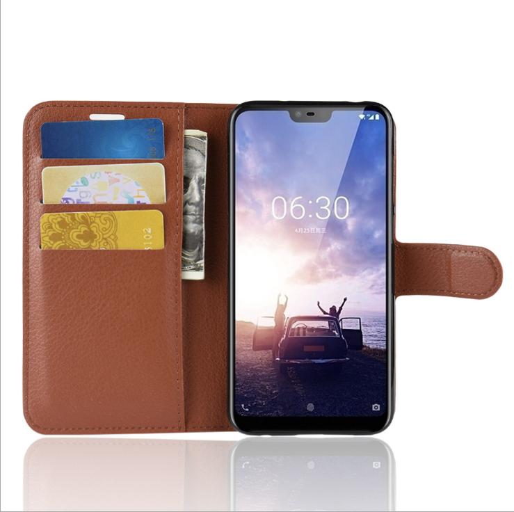 Bao Da màu nokia X5  5.1Plus moi 2018