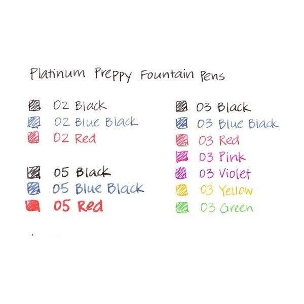 Bút máy nét đậm Nhật Bản Preppy Platinum cỡ 05 ( ký văn bản)