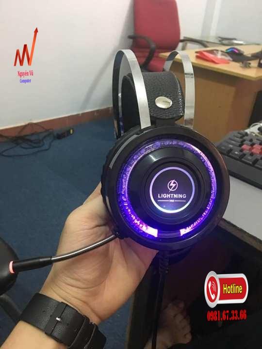 Tai nghe  Lightning V6S cổng usb, âm thanh 7.1