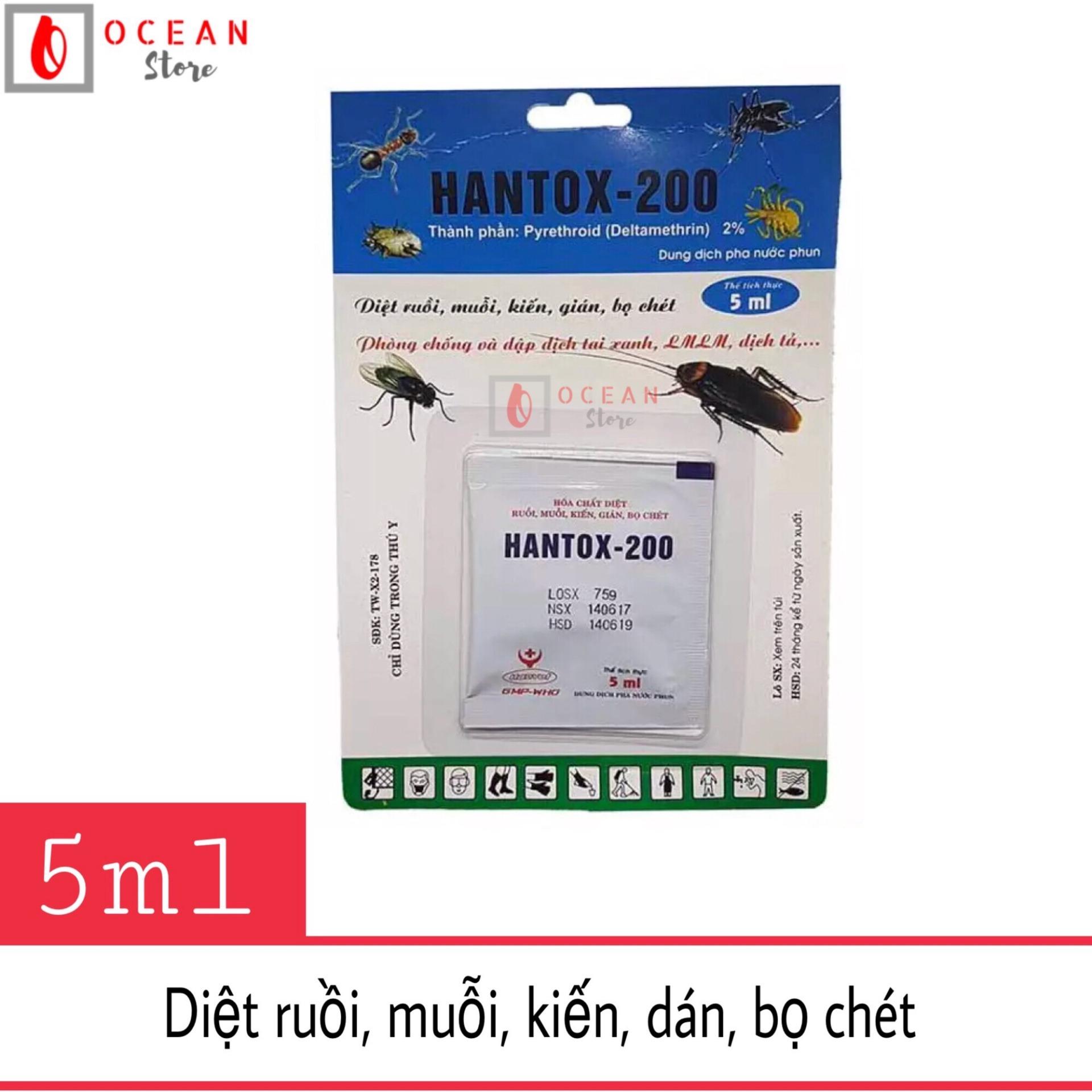 Thuốc diệt kiến, gián nhanh chóng - Hantox 200 5ml