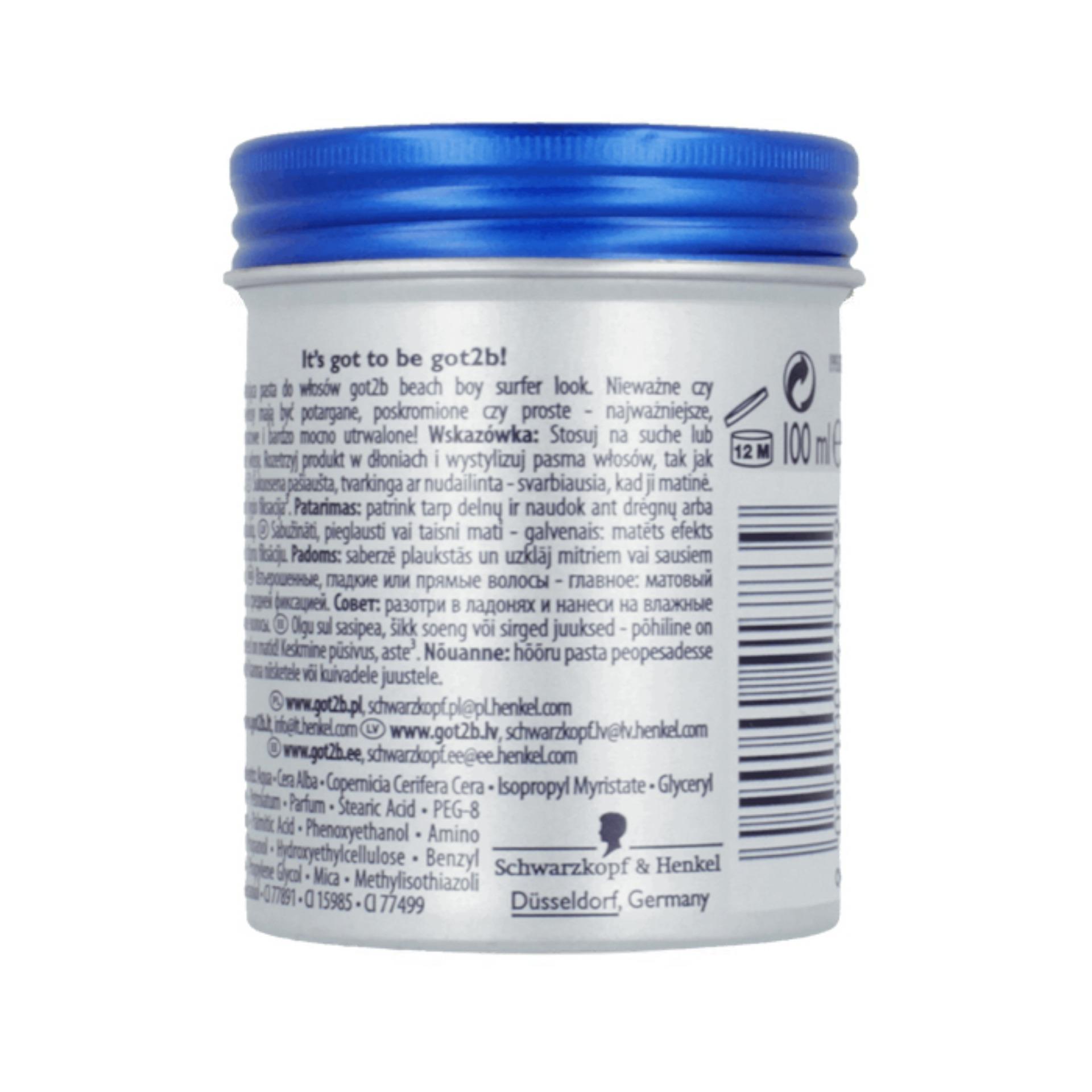 Sáp Vuốt Tóc Got2b Strand Matte Schwarzkopf 100ml-Đức
