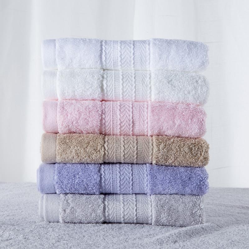 Cặp Vợ Chồng 100% Cotton Đồng Bằng Người Lớn Mặt Khăn Mặt Khăn Mặt