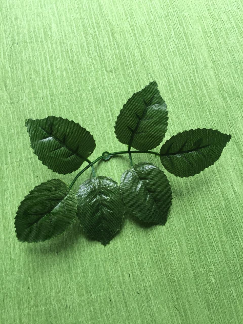 50 nhánh lá hoa hồng giả hàng lá đẹp màu sắc chuẩn