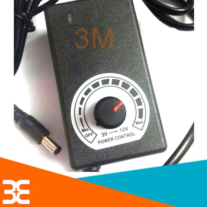 Adapter Điều Chỉnh Điện Áp 3-12VDC  2A (5.5x2.1)(BH 3 tháng)