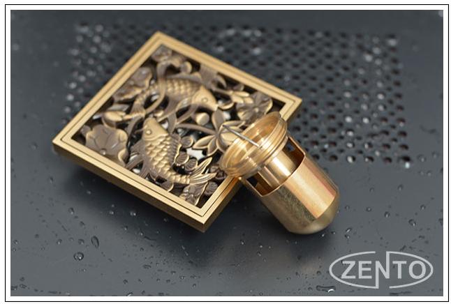[HCM]Thoát sàn chống mùi giả cổ Zento ZT658