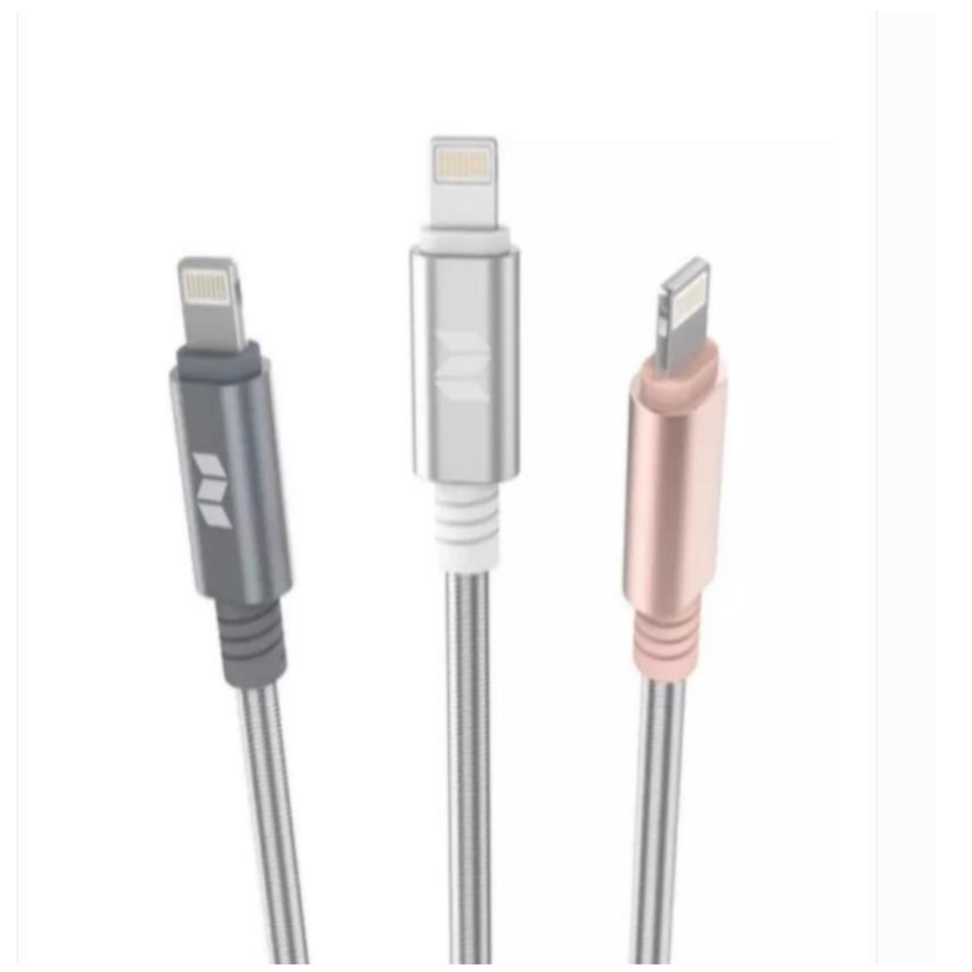 Dây cáp sạc Uplus 004 bọc dây kim loại siêu bền cho iphone 5.6.7