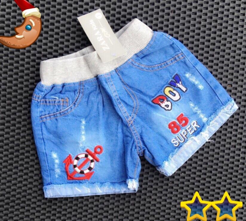 Quần short Jean boy bé trai