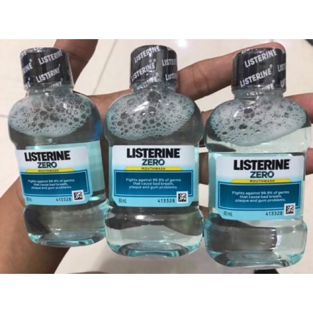 [HCM]Combo 3 Nước súc miệng listerine 80ml/ chai