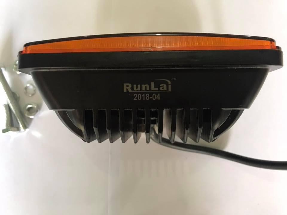 [Miễn Phí Vận Chuyển] Đèn Gầm led Bar siêu sáng 8 mắt mèo runlai (vàng)