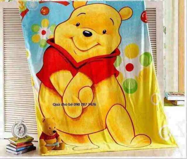Chăn mền băng lông Pooh Disney Thái 2m x 1m6