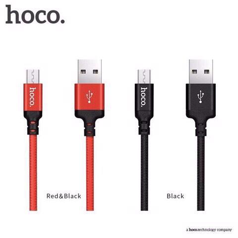 [HCM]Cáp sạc dây dù Hoco X14 dài 1M 2M - cổng MicroUSB - Hỗ Trợ Sạc Nhanh✓Chất Lượng Cao ✓Bảo Hành 6 Tháng