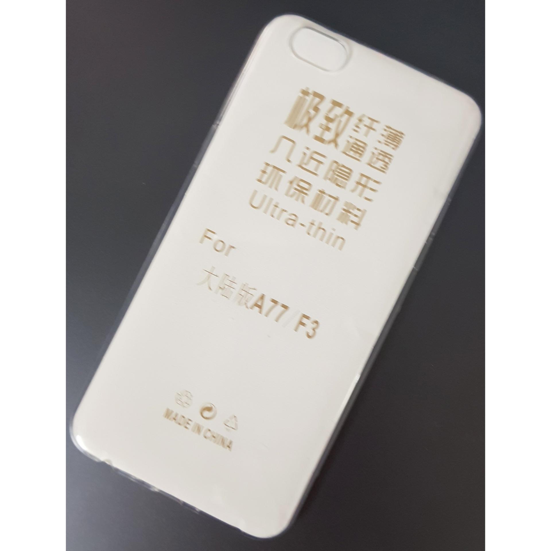 Ốp lưng oppo f3 dẻo silicon mỏng trong suốt