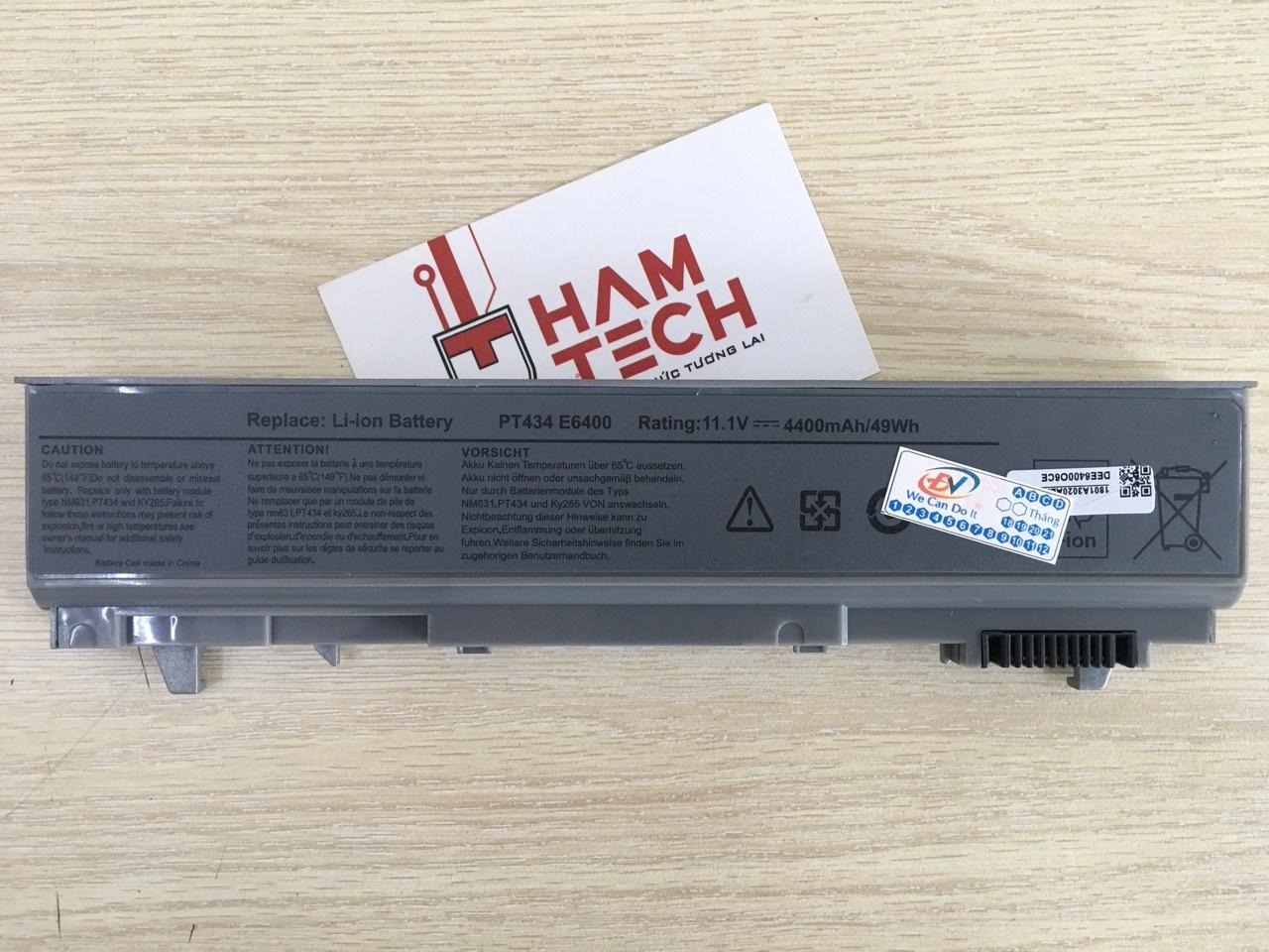 [HCM]PIN LAPTOP DELL LATITUDE E6400 E6410 E6500 E6510 PRECISION M6400 PT434 A2K2 - 6 CELL