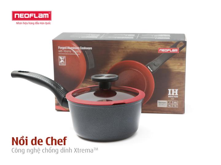 Bộ 2 nồi de chef ( 18cm, 20cm )