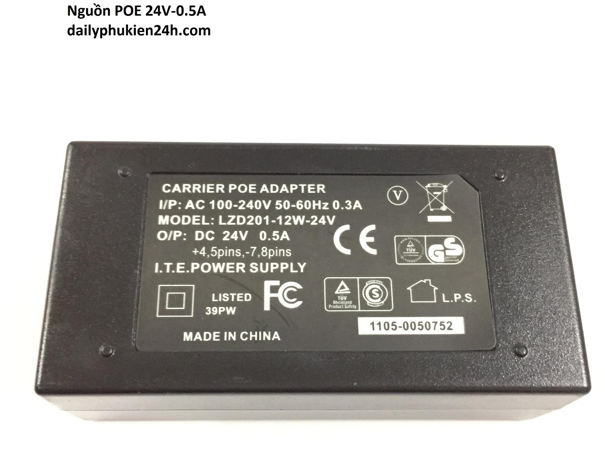 BỘ Nguồn POE 24V-0.5A