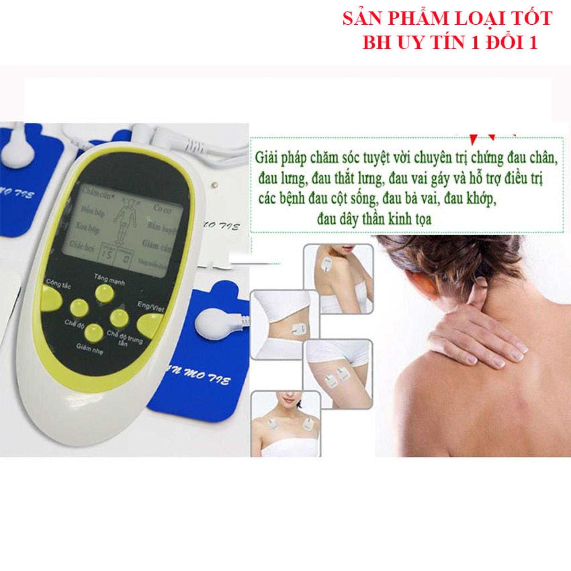 Máy massage trị liệu xung điện 8 miếng dán đa chức năng, Máy Matxa Toàn Thân, Máy Massage Xung Điện Có Tốt Không, Máy Massage Xung Điên 8 Miếng Dán: Châm Cứu, Co Cơ, Đấm Bóp, Bấm Huyệt, Trị Liệu. BH Uy Tín 1 đổi 1.