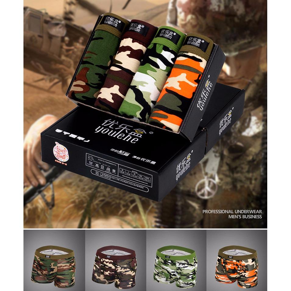 Combo 4 quần lót boxer lính Yo1