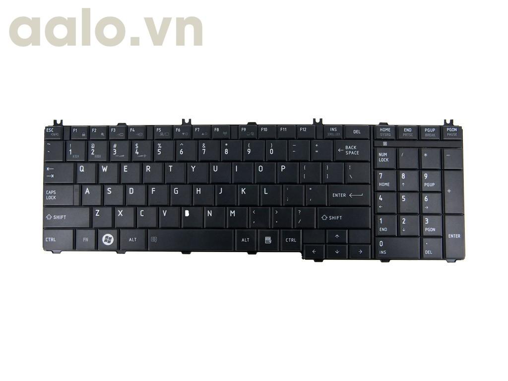 Bàn phím laptop TOSHIBA C650 C655 C660 L650 L655 L670 L750 L770 - Keyboard TOSHIBA