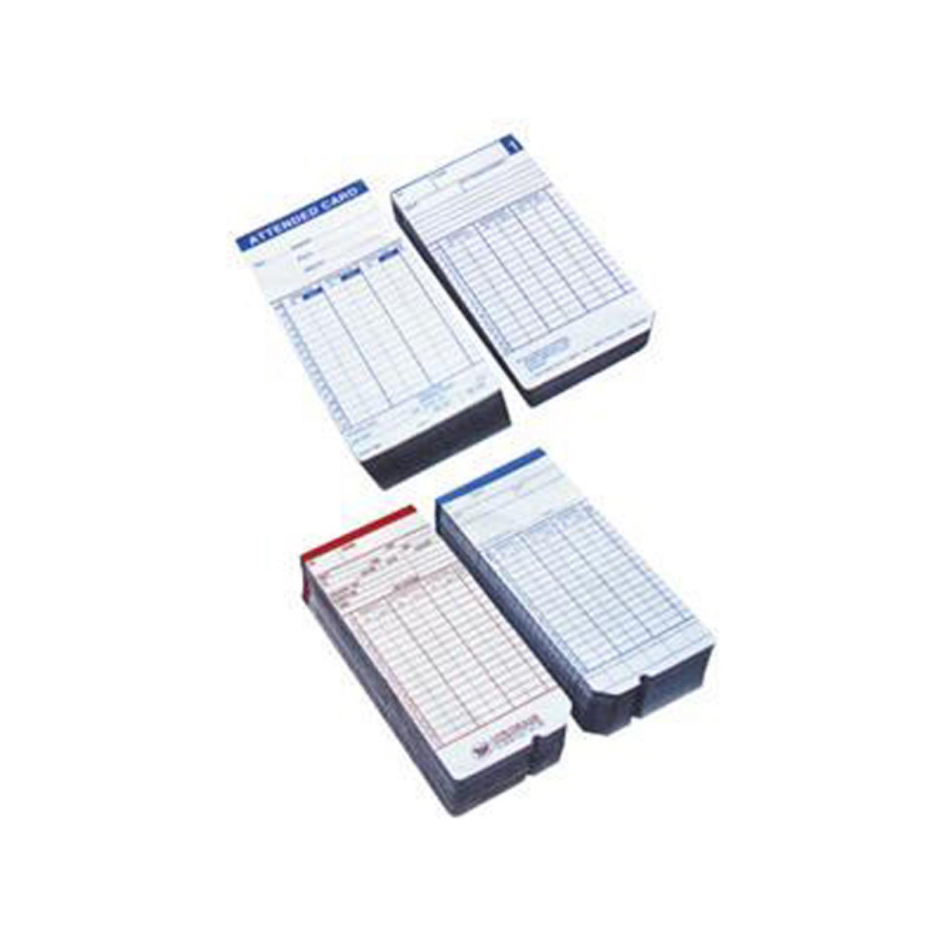 Bộ 100 thẻ chấm công bằng giấy loại mỏng - Anh Việt