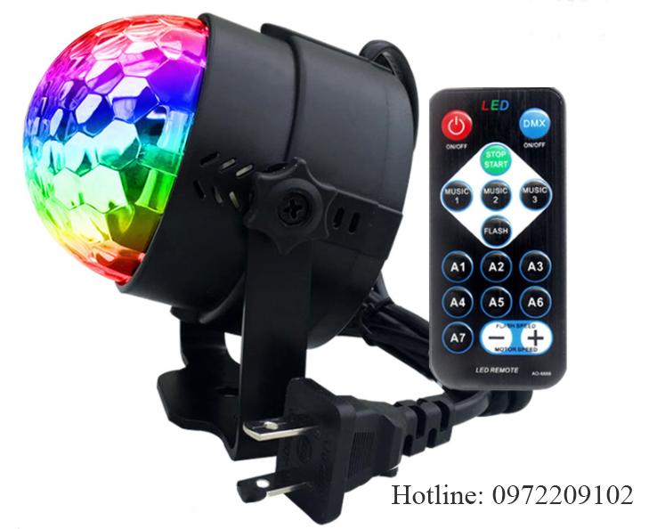Đèn Led xoay 7 màu