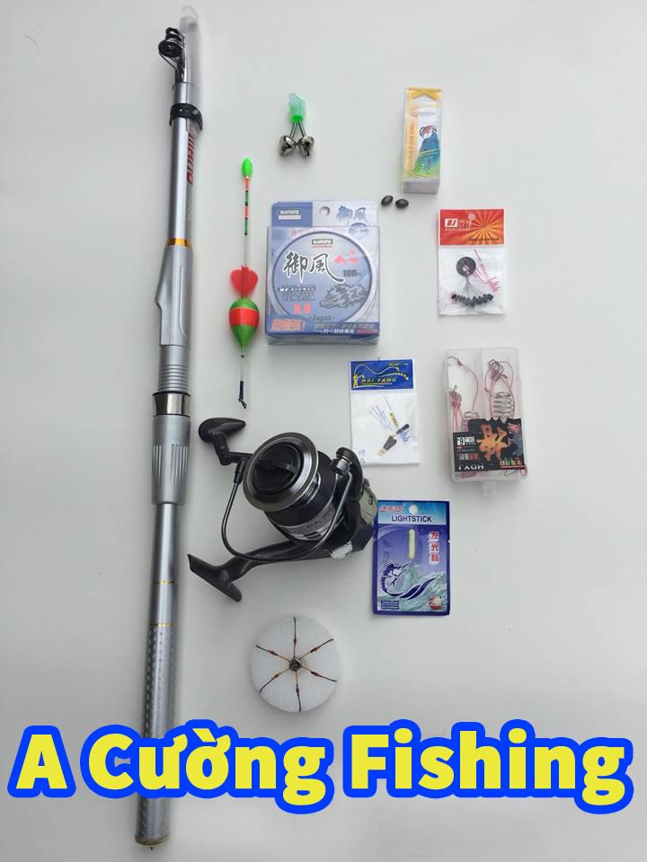 Bộ combo cần rút shimano 3m siêu bạo lực