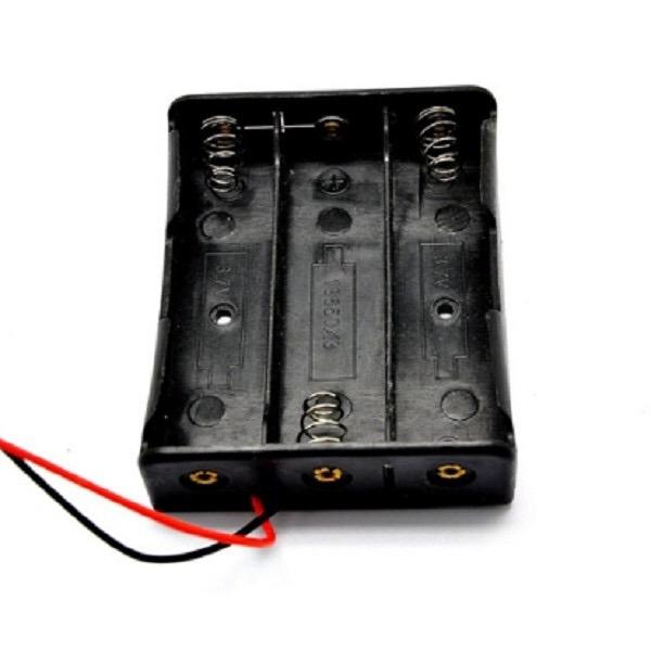 [HCM]Đế pin 18650 loại 3 cell mắc nối tiếp