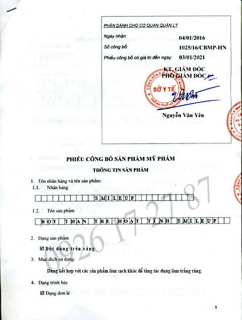 Than Hoạt Tính Trắng Răng SMILE UP - 100gr ( SMU03)