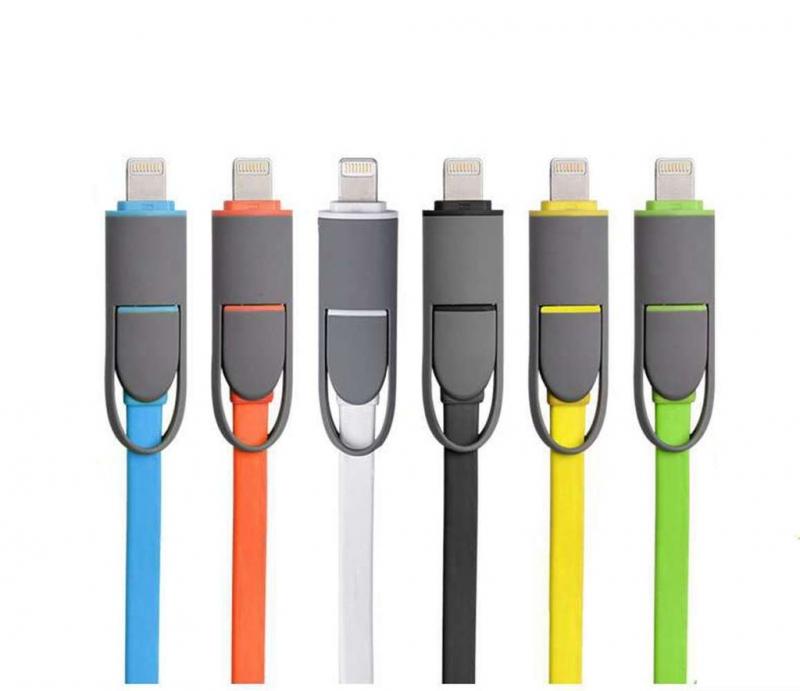 Cáp sạc Điện Thoại 2 in 1 cho iPhone567 & android HD99