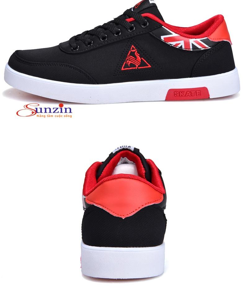 Giày nam SZ01 (đỏ đen) đủ size từ 39-44