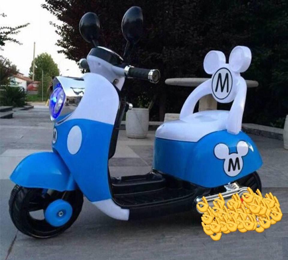 XE MÁY ĐIỆN TRẺ EM HÌNH MICKEY DỄ THƯƠNG