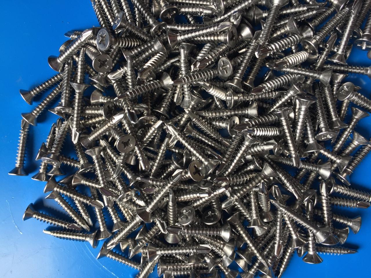 vít inox, 100 vít inox , vít inox đầu chìm 3F siêu bền