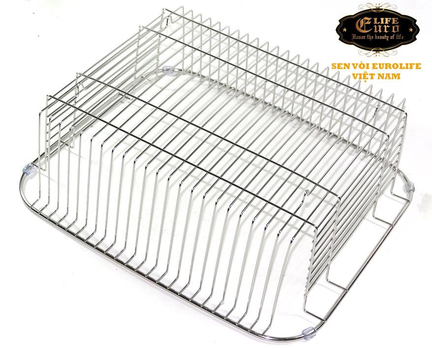 Rổ Inox Eurolife EL-C16 (Trắng bạc)