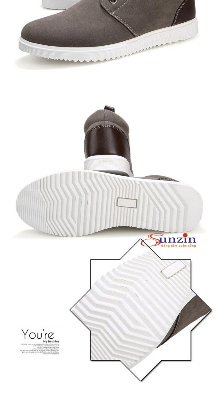 giày SNEAKER NAM hn0007( ghi)