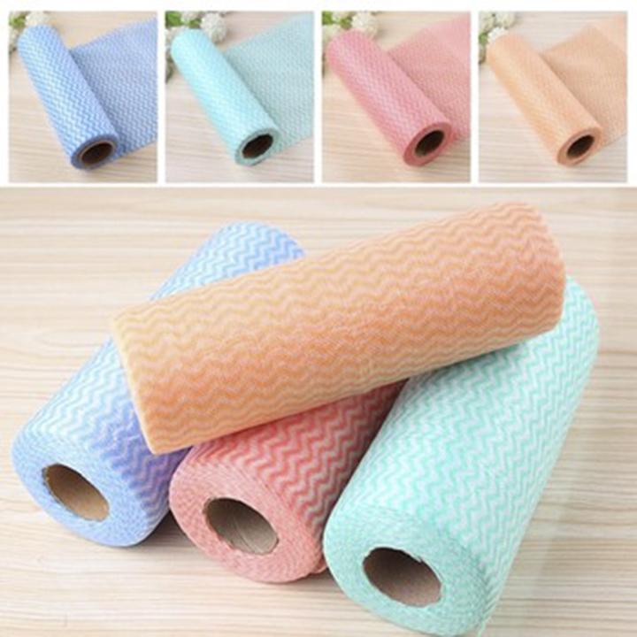Cuộn Khăn Vải Không Dệt Lau Chén Đĩa ( 50 Miếng)