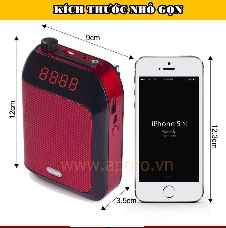 Loa trợ giảng APORO T9 2.4G PRO có Bluetooth