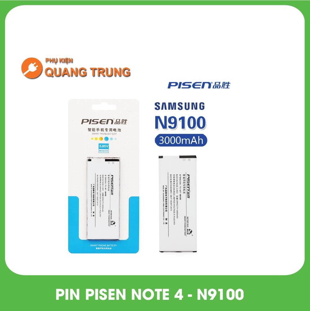 PIN PISEN CHO GALAXY NOTE4 BẢN 2 SIM-CNA