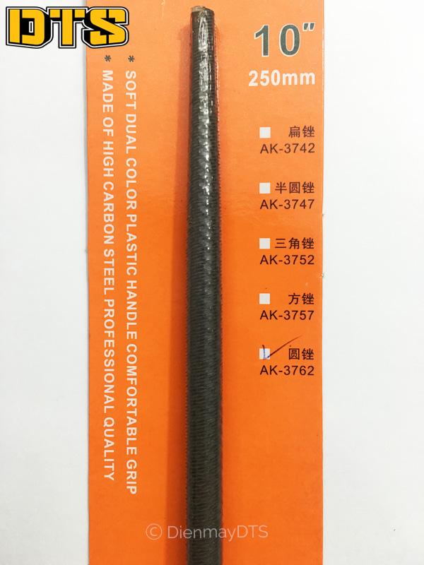 Giũa tròn Asaki AK-3762 10inch-250mm