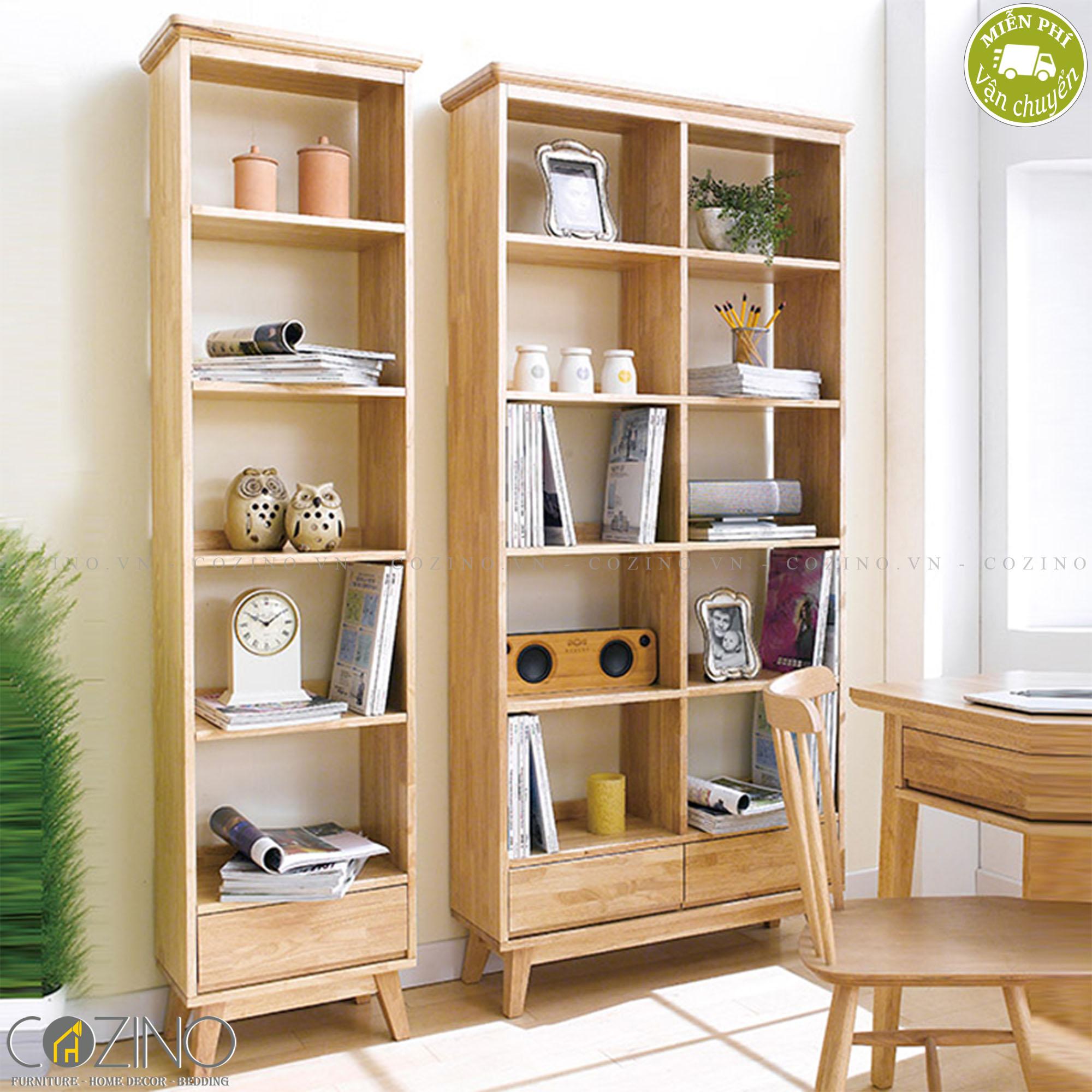 Tủ sách nhỏ IXORA gỗ cao su