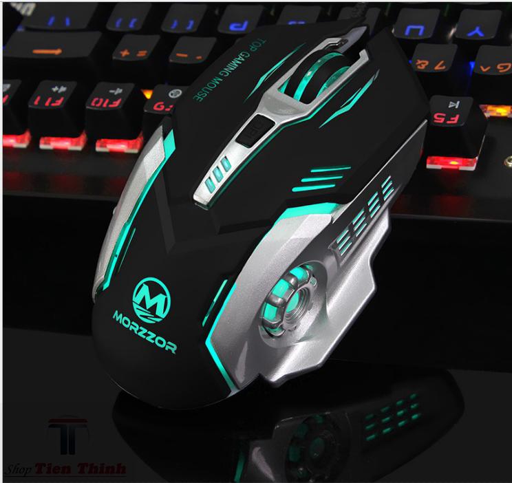 Chuột cho game thủ, chuột cao cấp, chuột máy tính, chuột có dây, chuột chơi liên minh - Chuột chuyên game LED đa màu Siêu nhạy, Tuổi thọ cao, bảo hành uy tín TT2019