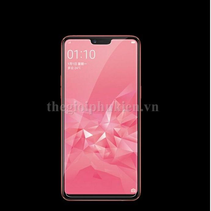 Kính cường lực trong suốt cao cấp cho Oppo A3s - Hàng nhập khẩu