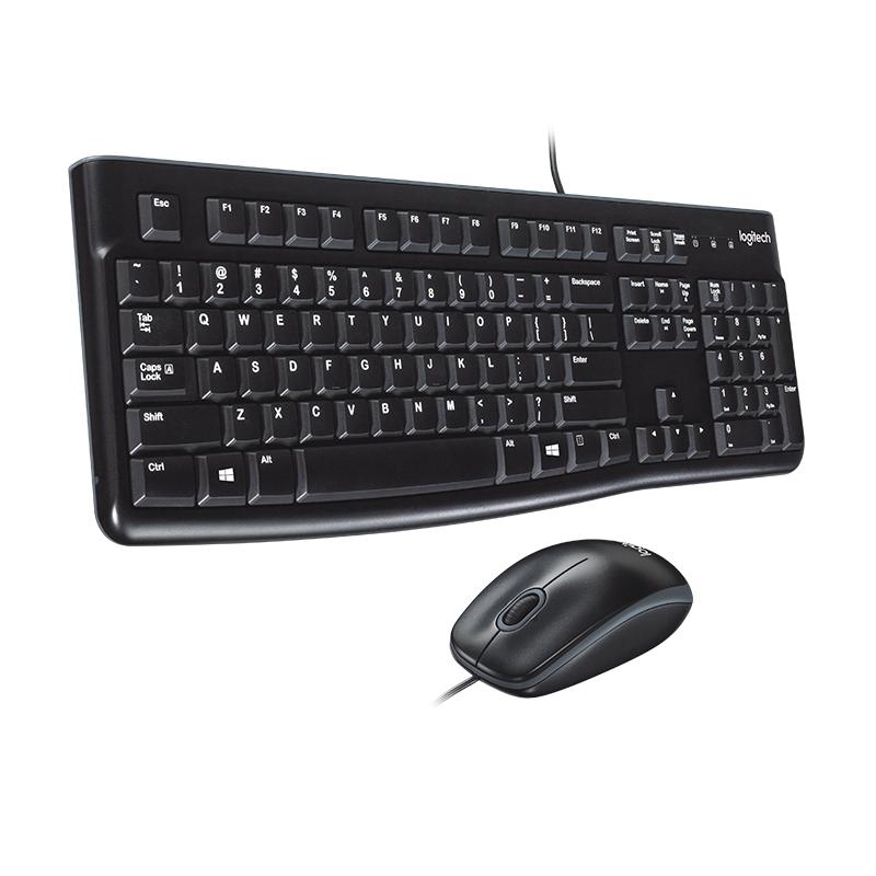 Bộ bàn phím và chuột LOGITECH Combo MK120 (Đen) Chính Hãng