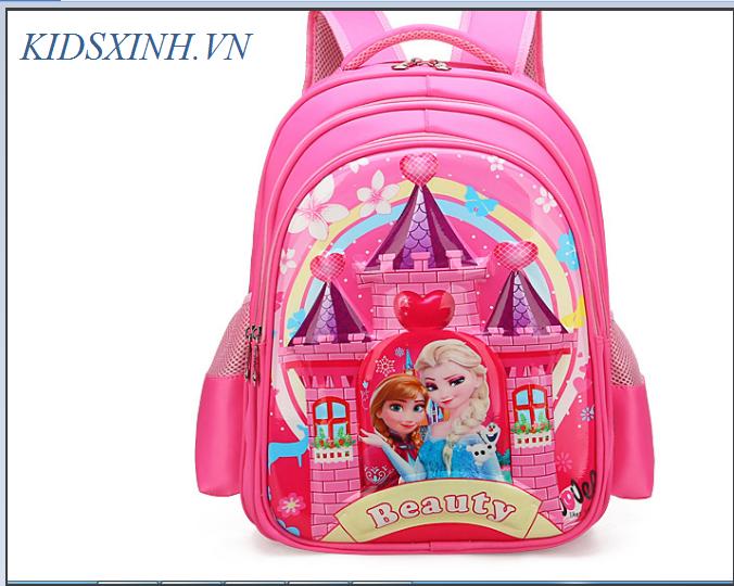 Balo chống gù elsa 3D cho bé cấp 1 (size nhỏ)