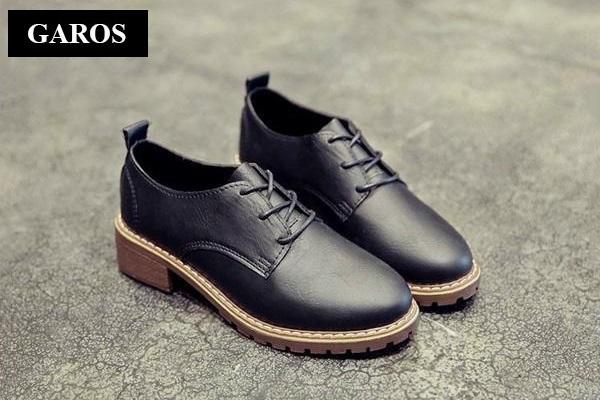 Giày boot nữ cổ thấp ZANI ZN7118