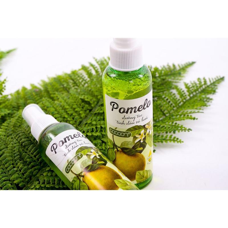 [HCM]Xịt tóc bưởi dưỡng tóc Pomelo Cocoon trị rụng tóc kích thích mọc tóc 130ml