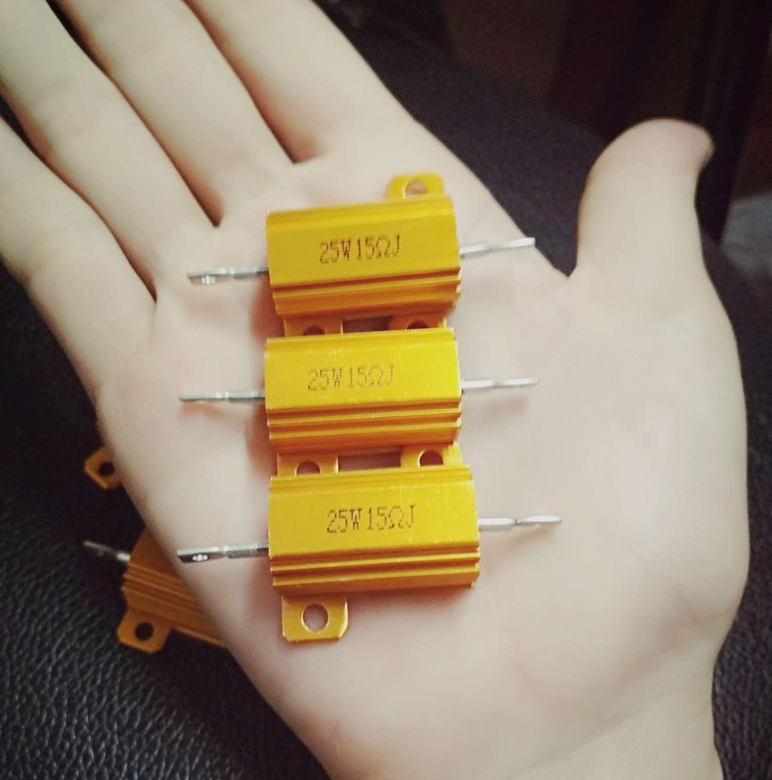2 trở nhôm 15 ôm- 25w