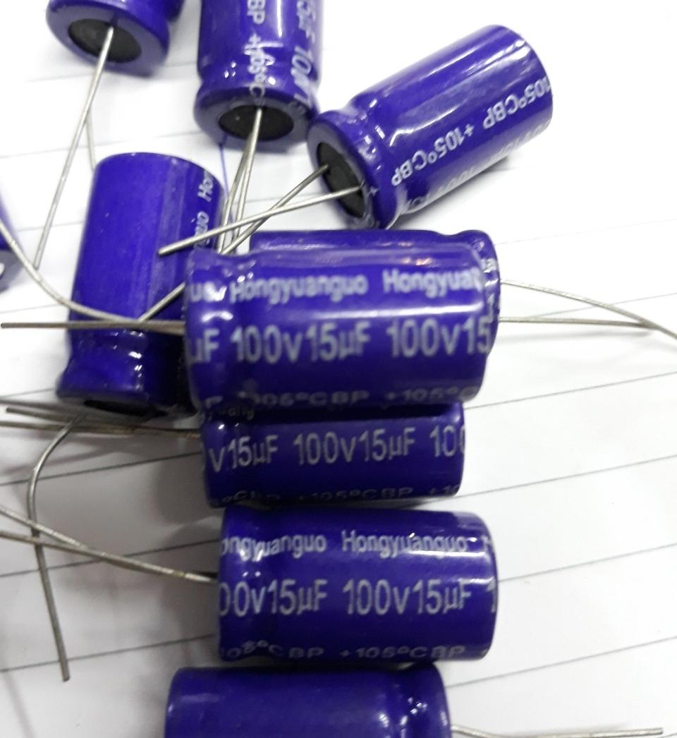 10 tụ loa 15mf - 100v