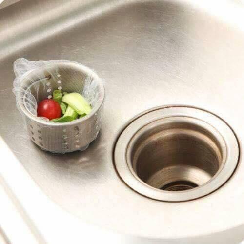 Sét 100 túi lọc rác bồn rửa chén bát