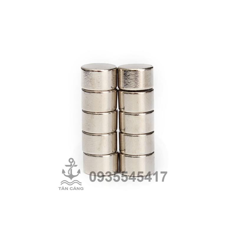 combo 10 Nam châm tròn 8 x 5 mm